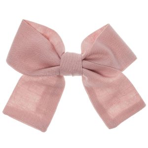 Fermaglio con fiocco medio in lino Siena