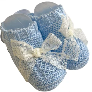 Babbucce con fiocco in Merletto Juliana