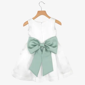 Abito cerimonia con fiocco per bambina e ragazza Klaiadì KD21788