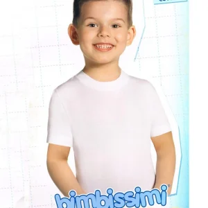 Maglia bambino girocollo mezza manica TM62R Bimbissimi