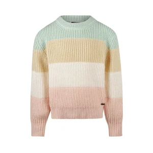 Pullover in lana merino biologica per bambina e ragazza No Way Monday O56077