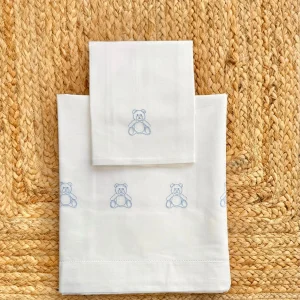 Kit lenzuola culla/carrozzina Teddy Melinù