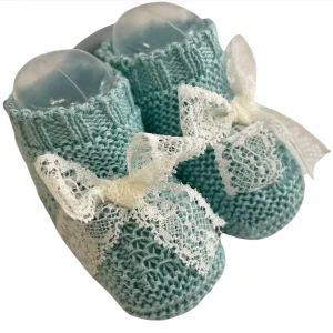 Babbucce con fiocco in Merletto Juliana