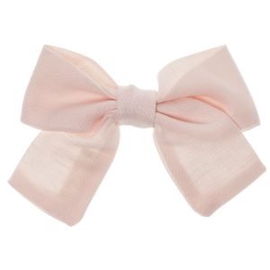 Fermaglio con fiocco medio in lino Siena