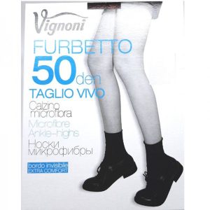 Calzino Donna velato Vignoni Furbetto 50 Taglio Vivo