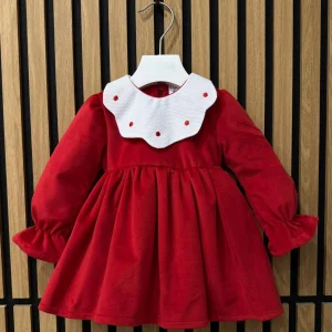 Abito velvet collo nuvola pois Pappa&Latte