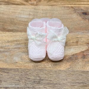 Babbucce con fiocco in merletto Juliana