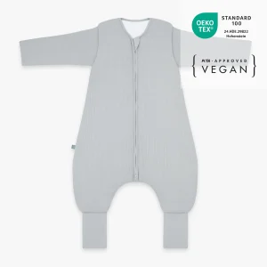 Sacco nanna con piede pieghevole e maniche 3.5 TOG | Essential Grigio