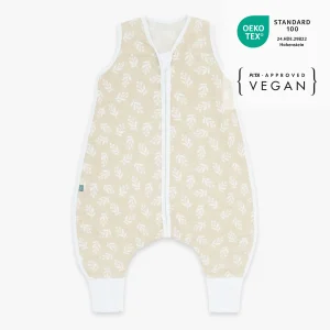 Sacco nanna in mussola con piedi 0.5 TOG | Floreale Sabbia