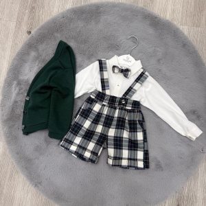 Set pagliaccetto e cardigan natalizio