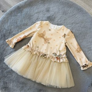 Abito bimbalò tulle e caldo cotone
