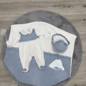 Set nascita ciniglia e tela deolinda neonata