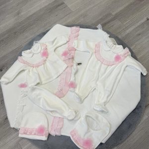 Set nascita e uscita ciniglia 6 pz neonata