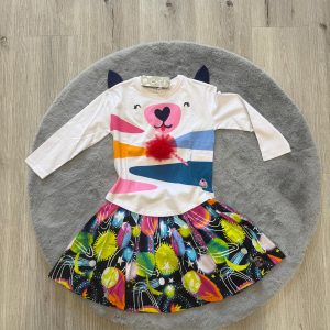 Coordinato in gonna multicolor TucTuc