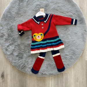 Abito neonata pura lana TucTuc
