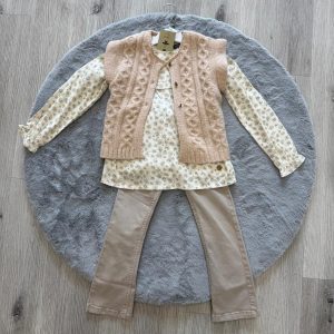 Coordinato 3pz pura lana e caldo cotone