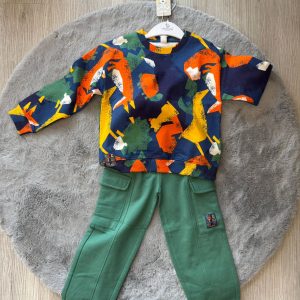 Coordinato in tuta cargo felpato TucTuc