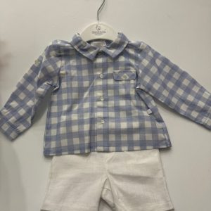 Coordinato in camicia e in lino deolinda