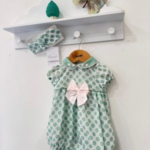 Pagliaccetto neonata lino e cotone La Sartoria Dei Picooli