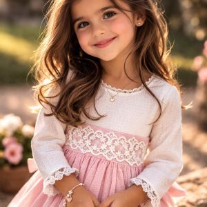 Abito cotone garzato DBB bimba