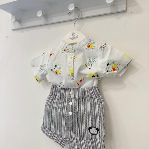 Coordinato in camicia di cotone TucTuc