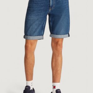 Bermuda Calvin Klein Jeans slim Denim scuro