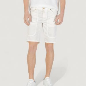 Bermuda Jeckerson jayden 5 tasche toppa slim Bianco