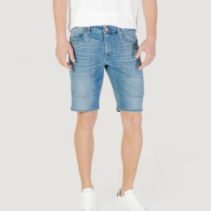 Bermuda Jeckerson jayden 5 tasche toppa slim Denim chiaro