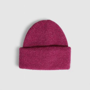 Berretto Pieces pcpyron lurex hood noos bc Fuxia