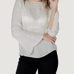 Bluse manica lunga Armani Exchange  Panna