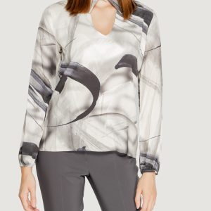 Bluse manica lunga Rinascimento  Grigio