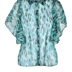 Camicia manica lunga Pinko  Verde