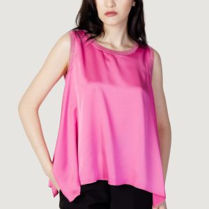 Canotta Hanny Deep banda glitterata Rosa