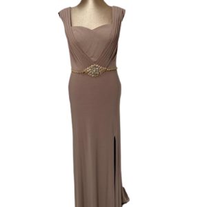 abito cerimonia lungo impero couture