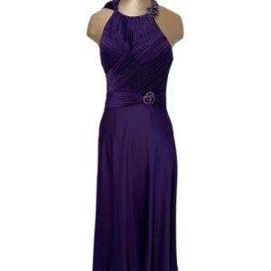 abito cerimonia impero couture longuette