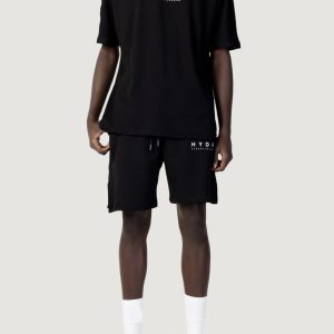 Completo corto tuta Hydra Clothing logo Nero