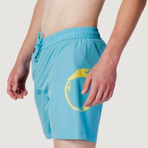 Costume boxer Trussardi Beachwear logo Celeste