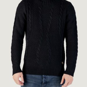 Dolcevita Gianni Lupo m. collo alto Nero