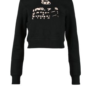 Felpa con cappuccio Diesel  Nero
