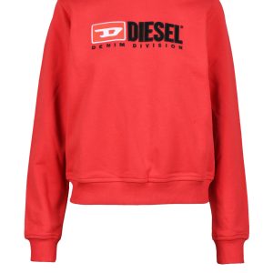 Felpa con cappuccio Diesel  Rosso