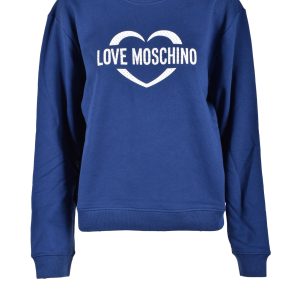 Felpa con cappuccio Love Moschino  Blu
