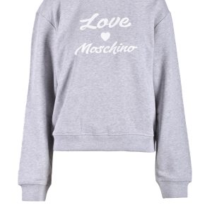 Felpa con cappuccio Love Moschino  Grigio