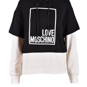 Felpa con cappuccio Love Moschino  Nero