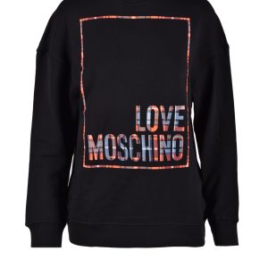Felpa con cappuccio Love Moschino  Nero