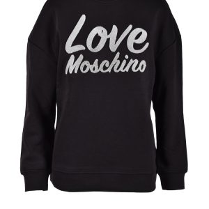 Felpa con cappuccio Love Moschino  Nero