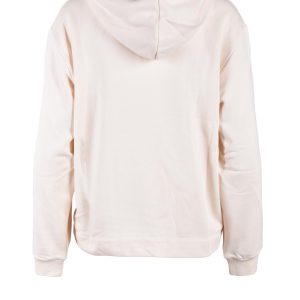 Felpa con cappuccio Love Moschino  Panna