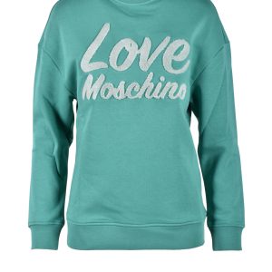 Felpa con cappuccio Love Moschino  Verde