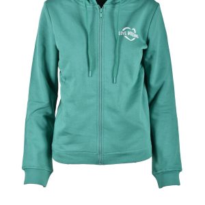 Felpa con cappuccio Love Moschino  Verde