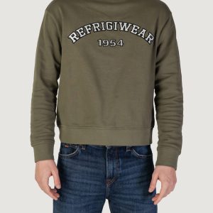 Felpa senza cappuccio Refrigiwear  Verde Oliva