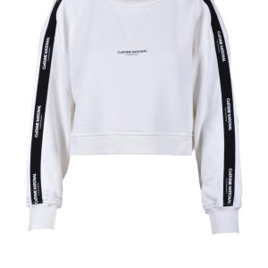 Felpa con cappuccio COSTUME NATIONAL CONTEMPORARY  Bianco